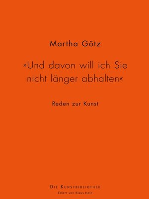 cover image of "Und davon will ich Sie nicht länger abhalten"